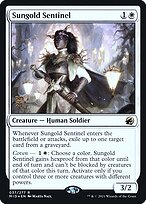 Sentinela do Ouro Solar — Innistrad: Midnight Hunt Promos 37s