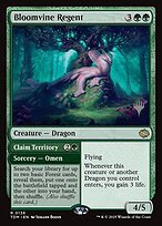 Bloomvine Regent // Claim Territory — Tarkir: Dragonstorm Promos 136p