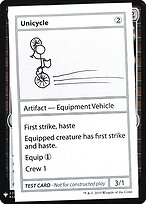 Unicycle — Mystery Booster Playtest Cards 2019 110