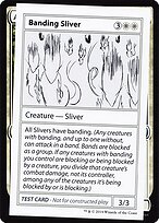 Banding Sliver — Mystery Booster Playtest Cards 2021 2