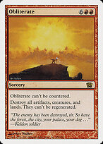 Obliterar — Eighth Edition 204
