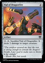 Frasco de Fogo Dragônico — Commander Masters 417