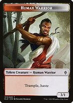 Human Warrior — Throne of Eldraine Tokens 13