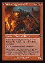 Lobisomem Ardente // Lobo Pavoroso em Erupção — Innistrad Remastered 465