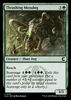 Thrashing Mossdog — Ravnica: Clue Edition 176