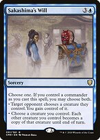 Vontade de Sakashima — Commander Legends 91