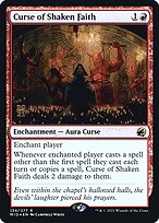 Maldição da Fé Abalada — Innistrad: Midnight Hunt Promos 134s
