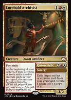 Lorehold Archivist // Restore Relic — Secrets of Strixhaven Commander 49