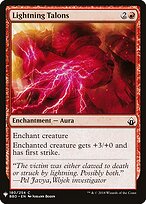 Garras Relampejantes — The List BBD-180