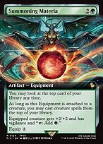 Summoning Materia — Final Fantasy Commander 124