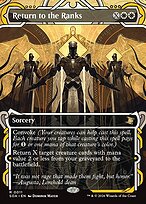 Retornar às Fileiras — Secrets of Strixhaven Mystical Archive 11