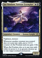 Syr Vondam, Sunstar Exemplar — Edge of Eternities Promos 231s