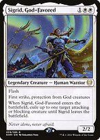 Sigrid, Favorecida pelos Deuses — Kaldheim Promos 29p