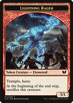Lightning Rager — Commander 2015 Tokens 11