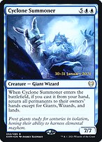 Invocador de Ciclones — Kaldheim Promos 52s