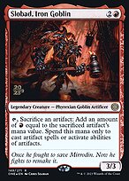 Slobad, Goblin de Ferro — Phyrexia: All Will Be One Promos 149s