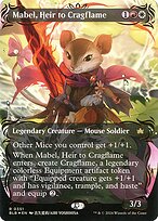 Mabel, Heir to Cragflame — Bloomburrow 351