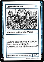 Learned Learner — Mystery Booster Playtest Cards 2019 25