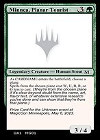 Minnea, Planar Tourist — Unknown Event MG01