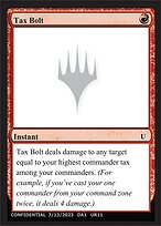 Tax Bolt — Unknown Event UR11b