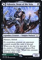 Valentin, Decano da Veia // Lisette, Decana da Raiz — Strixhaven: School of Mages Promos 161s