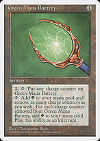 Bateria de Mana Verde — Fourth Edition 323
