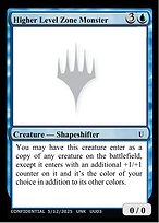 Higher Level Zone Monster — Unknown Event UU03d