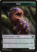 Pest — Strixhaven: School of Mages Tokens 5