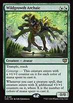Wildgrowth Archaic — Secrets of Strixhaven Promos 168p