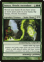 Sasaya, Orochi Ascendant // Sasaya's Essence — Saviors of Kamigawa 145