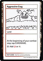 Aggressive Crag — Mystery Booster Playtest Cards 2021 112