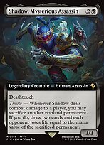 Shadow, Mysterious Assassin — Final Fantasy Commander 148