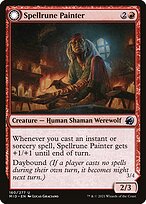 Pintora das Runas Mágicas // Uivadora das Runas Mágicas — Innistrad: Midnight Hunt 160