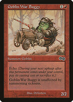 Carro de Guerra dos Goblins — Urza's Saga 196