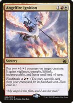 Ignição do Fogo Angélico — Innistrad: Midnight Hunt Promos 209p