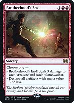 Fim da Fraternidade — The Brothers' War Promos 128s