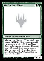 The Disciple of Nissa — Unknown Event RG01b