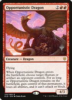 Dragão Oportunista — Throne of Eldraine Promos 133p