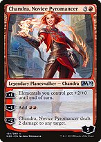 Chandra, Piromante Novata — Core Set 2020 128