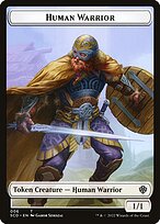 Human Warrior — Starter Commander Deck Tokens 6
