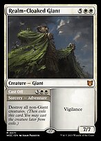Gigante Manto-de-reino // Despojar-se — Wilds of Eldraine Commander 71
