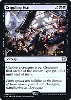 Medo Debilitante — Kaldheim Promos 82s