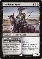 Ginete Homicida // Fim Célere — Throne of Eldraine Promos 97p