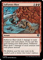 Explosão Sulfurosa — Commander Masters 262