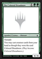 The Colossal Dreadmaw — Unknown Event RG06b