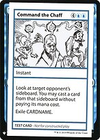 Command the Chaff — Mystery Booster Playtest Cards 2019 18