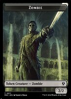 Zombie — Murders at Karlov Manor Commander Tokens 11