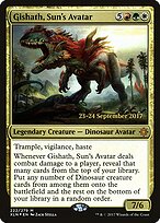 Gishath, Avatar do Sol — Ixalan Promos 222s