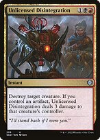 Desintegração Ilícita — Starter Commander Decks 255