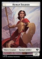 Human Soldier — Commander Masters Tokens 6
